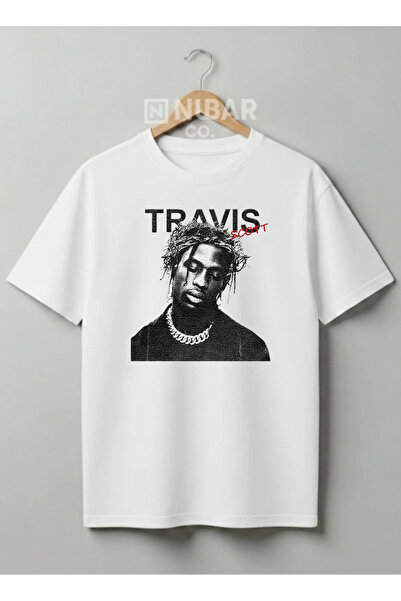 Grafftee Clothing تي شيرت ترافيس سكوت مطبوع ستريت ستايل للجنسين 100% مصنوع من...