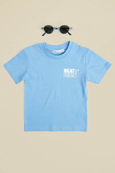 Fulla Moda Tricou pentru băieți Beat Fest cu imprimeu