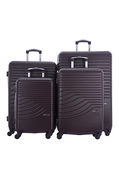 PARAJOHN Para John 4 PCS ABS Luggage Set 20/24/28/32" 4 Wheel Spinner Suitcas...