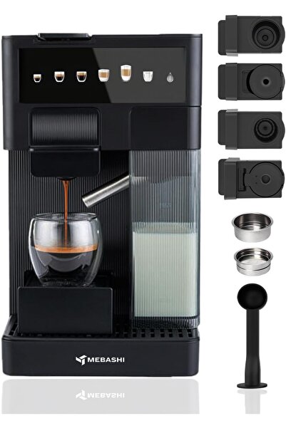 MEBASHI 4 in 1 Coffee Machine with Coffee Capsule