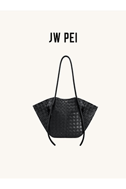 JW PEI Wide-Format Woven Texture Tote Bag Nala Large Capacity Shoulder Sling ...