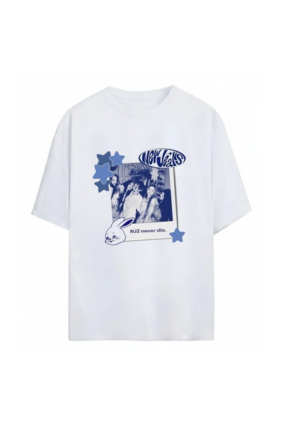 SVART WEAR Νέο T-Shirt Unisex Oversize από 100% Βαμβάκι με σχέδια New Jeans &...