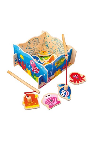 Bino Wooden game Magnetic Fishing