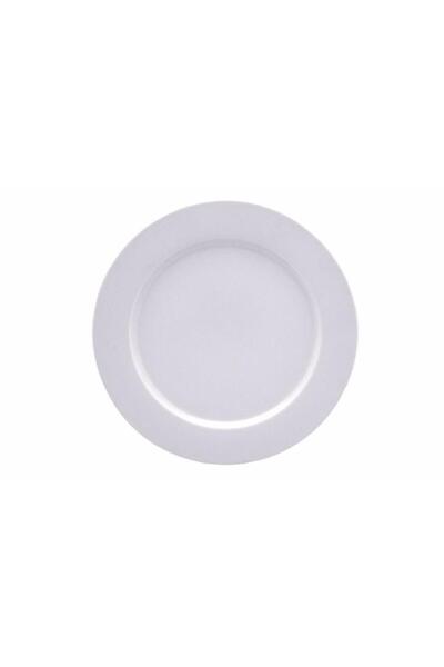 Porland Soley White Flat Plate 25 cm Set of 6