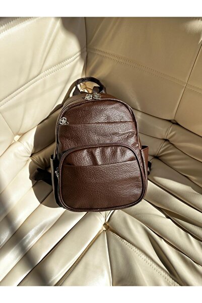 minebag Γυναικείο σακίδιο πλάτης Multi-Eye Holly Τσάντα Καφέ