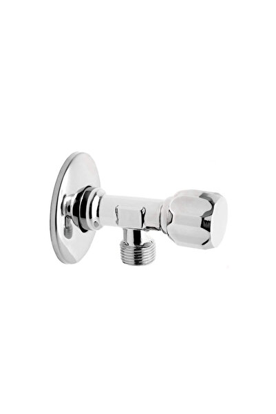 TIEMME Supapă de colț cromată 1/2" x 3/4" pentru mașina de spălat -