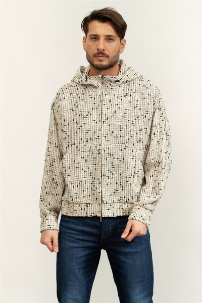 Emporio Armani Erkek Mont Kırık Beyaz