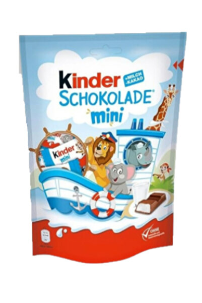 Pofika Kinder Schokolade Mini Süt Dolgulu Sütlü Çikolata 120 Gr
