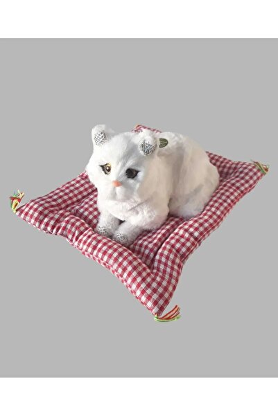 Gifixo Miyavlayan Peluş Kedi Yastık – Sesli, Sevimli ve Yumuşacık 🐾