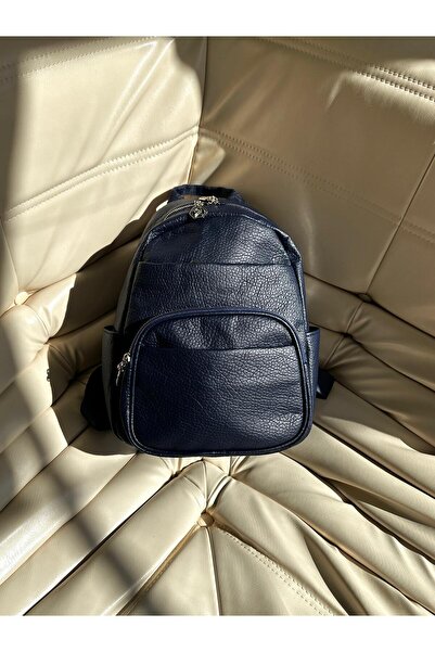 minebag Γυναικείο σακίδιο πλάτης Holly Multi-Compartment Τσάντα Navy Blue