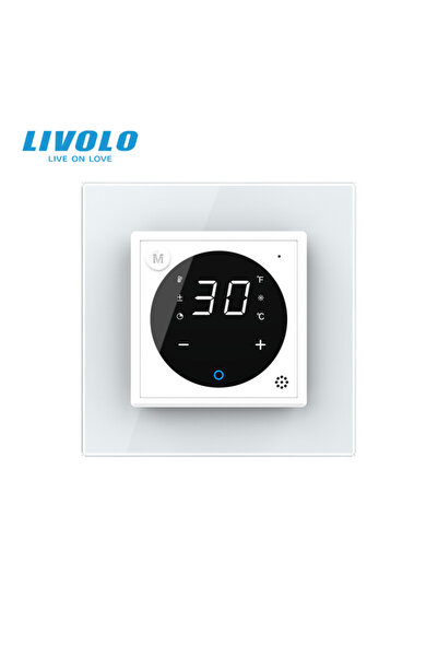 Livolo Termostat cu fără sârmă pentru încălzire prin pardoseală cu ecran tact...