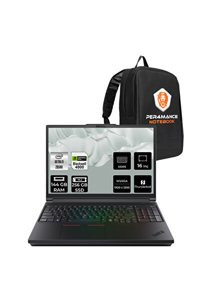 LENOVO ThinkPad P16 G3 Ultra 9 285HX 144GB 256GB SSD RTX PRO 4000/16GB 16" FH...