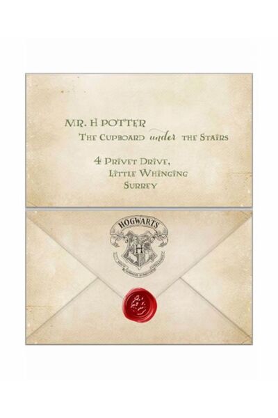 Sihir Dükkanı Harry Potter Lisanslı Davet Mektubu