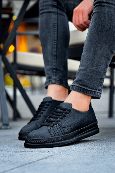 TEET MN043 - CST Cowien Ανδρικά Παπούτσια ΜΑΥΡΑ