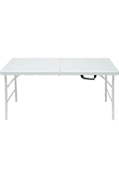 Garvee Heavy Duty 4FT Folding Table – Adjustable Height, Waterproof, Easy Cle...