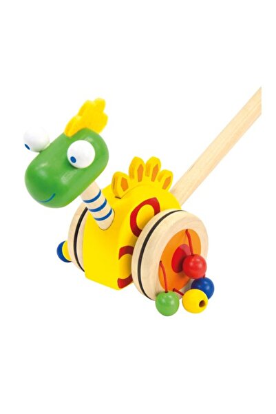 Bino Ξύλινο καρότσι δεινόσαυρος
