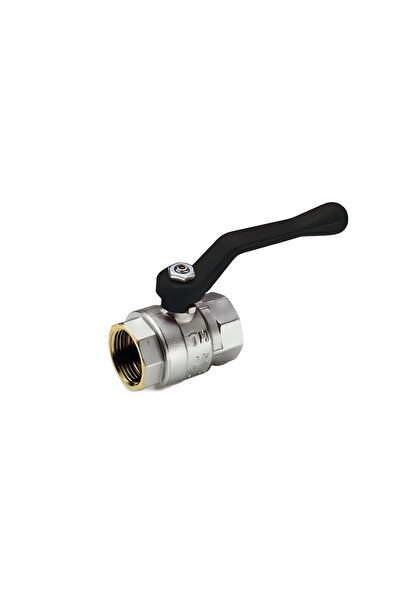 TIEMME Robinet cu bilă pentru apă Mistral F/F 3/4" cu manetă neagră,