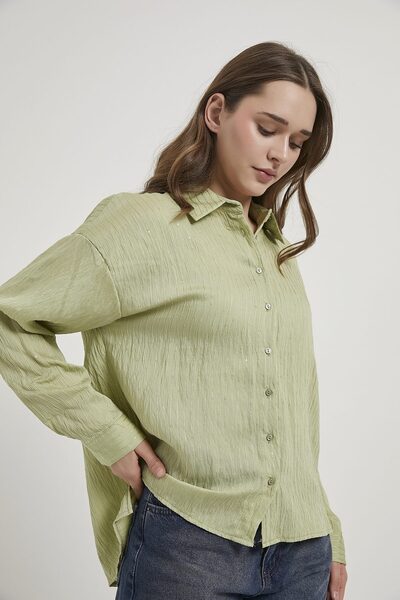 Arma Life Armalife 4979 pul passage sleeve foldable women's shirt