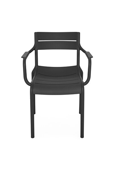 Maison Mex Scaun gradina/terasa CRUSOE L.54.5 l.58.5 H.81.8 antracit