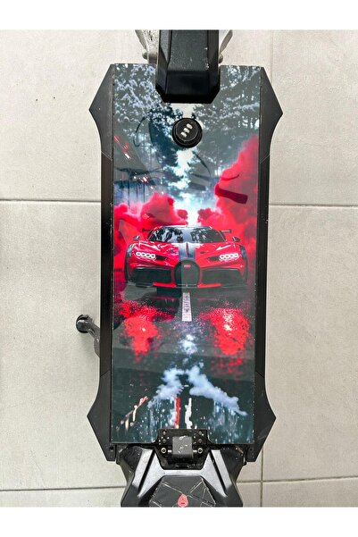 bisiklet dünyam Onvo RX4 Scooter Deck | Tabanlık Yapışkanlı 2.8MM Araba Kolek...