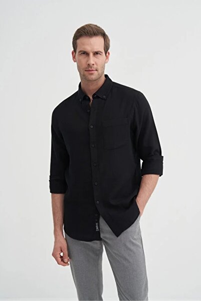 Cazador Men's Long Sleeve Shirt 20240 Black