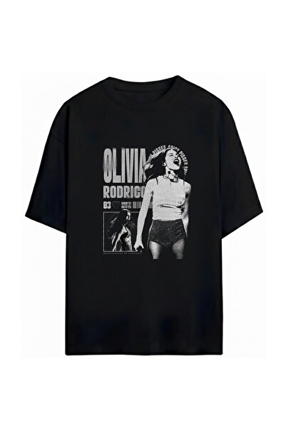 SVART WEAR Olivia Rodrigo Unisex Oversize %100 Pamuklu T-Shirt