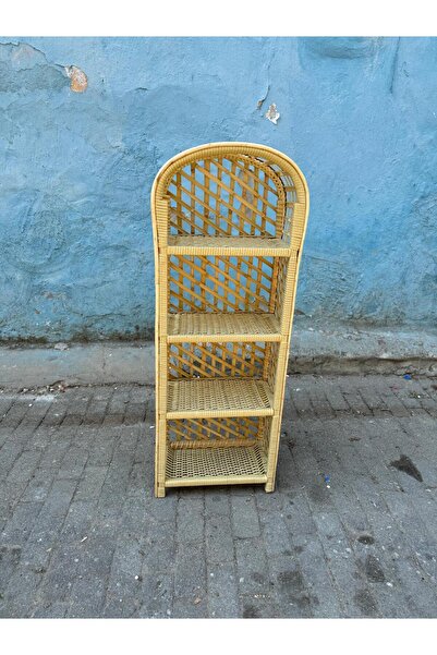 Zirve hasır Bambu 4 katlı kitaplık