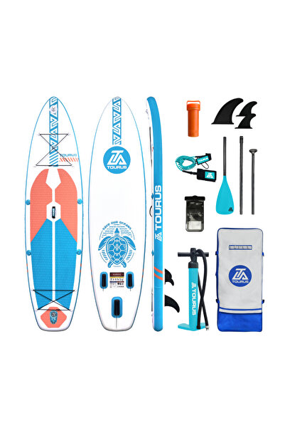 tourus TS-SR01 Şişme SUP Board 320x81x15 cm – Stand Up Paddle Board Seti, Pom...