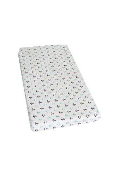 PRICHINDEL Sheet for Crib 120x60 cm, Anchors