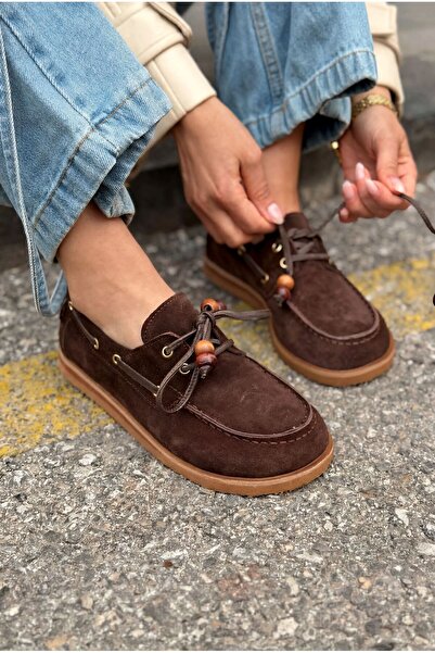 I Love Shoes Armon Hakiki Suede Women's Oxford Light Brown