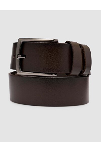 Cabani Genuine Dana Leather Brown Classic Men's Belt