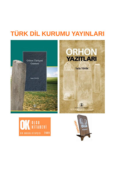 Alfa Yayınları Orhon Yazıtları - Orhon Türkçesi Grameri / 2 kitap set - Talat...
