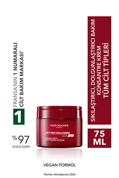 Yves Rocher Konsantre Krem - Sıkılaştırıcı, Dolgunlaştırıcı Botanik Kolajen&H...