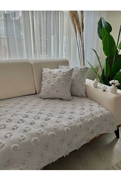 diabella Ponpon Patterned Sofa Cover 100*240