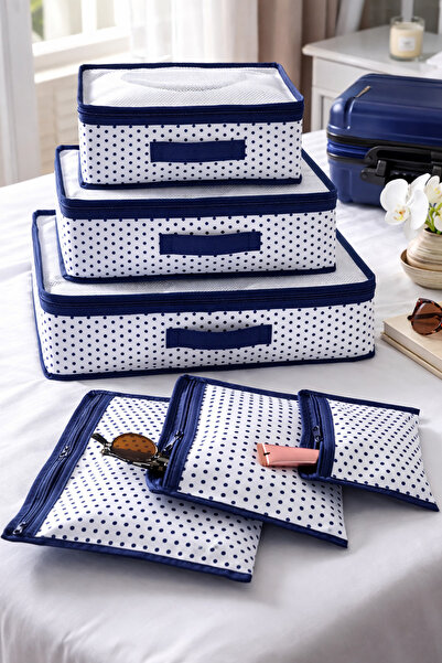 BEST CONCEPT 6'lı Valiz Düzenleyici Bavul Içi Organizer Set Seyahat Hurcu Lac...