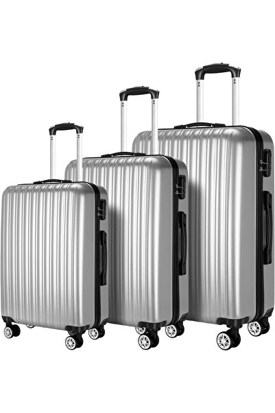 Kingon مجموعة حقائب سفر، حقائب يد (20/24/28 بوصة) بعجلات دوارة، طقم حقائب سفر...