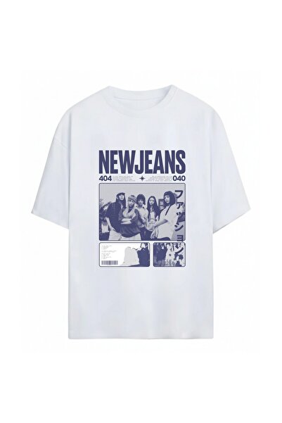 SVART WEAR Νέο T-Shirt Unisex Oversize από 100% Βαμβάκι με σχέδια New Jeans &...