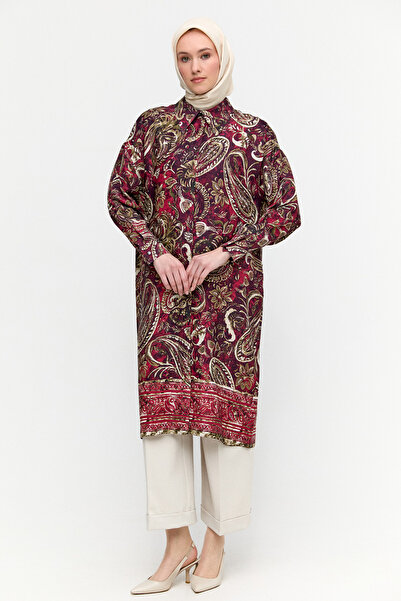 Setrms Çoklu Desenli Floş Tunik