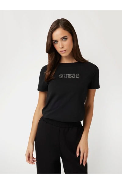 Guess Rhinestones Logolu Tişört V3BI11J1314