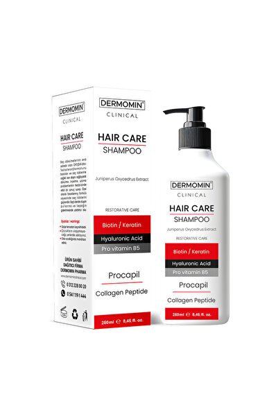 DERMOMİN Şampuan Saç Dökülme Karşıtı Biotin,Keratin,ProVitamin B5 250 ml
