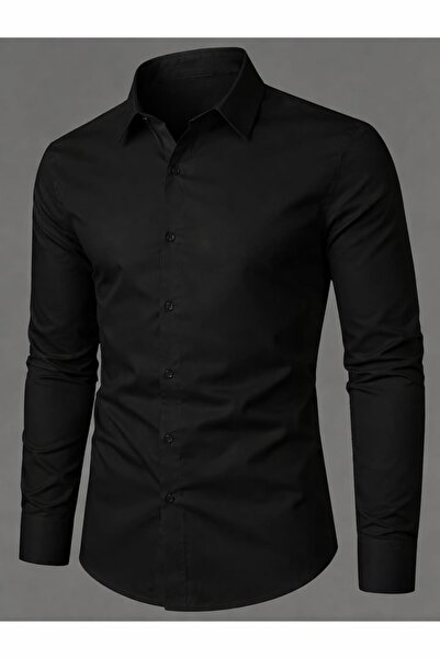 The Robi Men's Black Terikoton Shirt