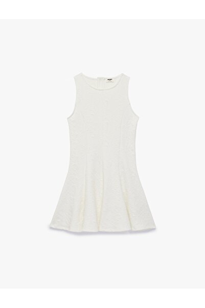 Koton Рокля за момичета 6SKG80016AK ЕКРУ