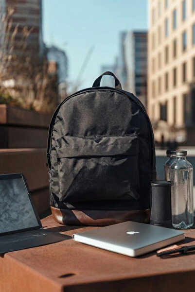 COMBİNE MİCHAİL Ανδρικό Daily Premium Μαύρο Σακίδιο πλάτης