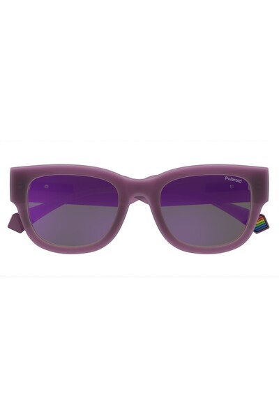 Polaroid sunglasses PLD 6213/S/X 789 51 21 140 WOMAN RECTANGULAR with VIOLET ...