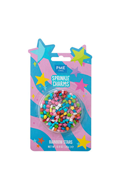 PME Rainbow Stars Sprinkle Mix, 25g -