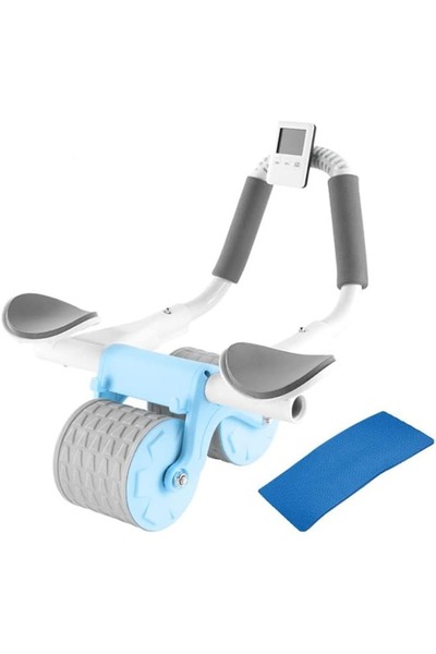 Arabest Roller Wheel with Knee Mat,Automatic Rebound Abdominal Wheel Timer Ab...