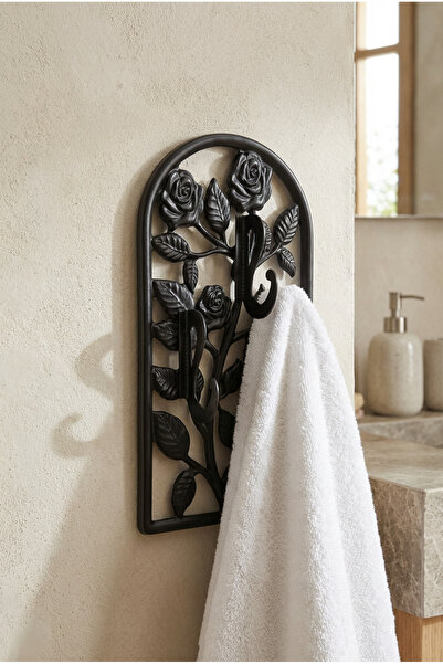 AKSESUAR EVRENİ Levanda 3'lü Kapı Arkası Askılık Banyo Askısı Duvar Askısı Ya...