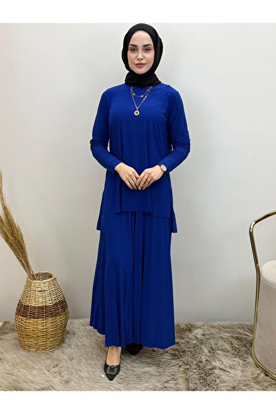 jooq Skirt Pleated Tunic Suit