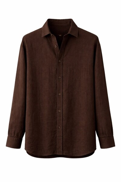 BASEL.CO Relax Muslin Fabric Shirt 100% Cotton - Washable and Non-Shrinkable