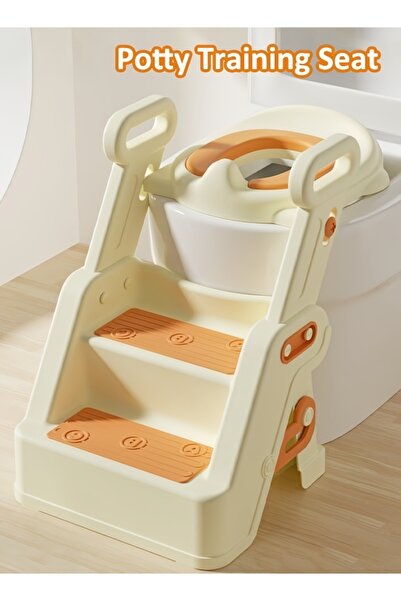 Generic Potty Training Seat, Kids Toilet Training Seat with Step Stool, Folda...